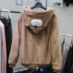 【預購】秋款-可愛咖啡熊外套
